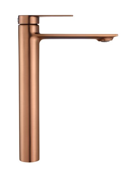 Rea Sanitary Bateria Umywalkowa REA STORM MIEDŹ SZCZOTKOWANA Wysoka, изображение 3