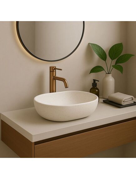 Rea Sanitary Umywalka nablatowa Rea Amelia Sandy, изображение 2