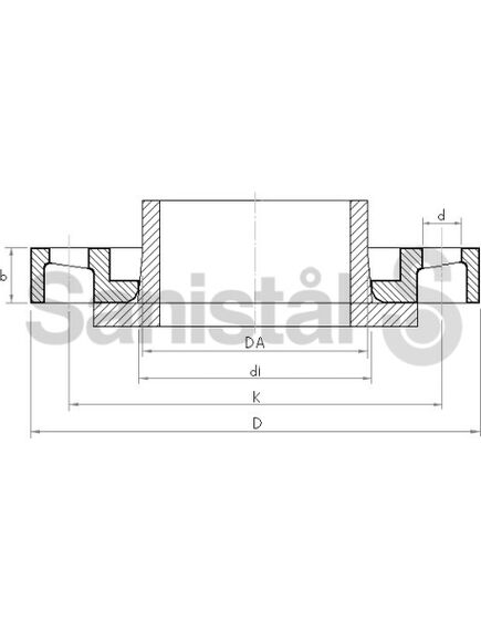Glynwed EM brīvais atloks 125 BFL - gab., изображение 2