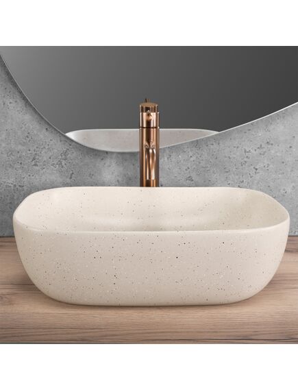 Rea Sanitary Umywalka nablatowa Rea Belinda Sandy, изображение 5