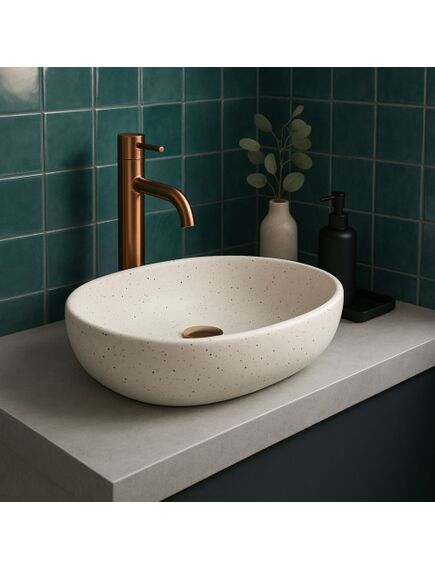 Rea Sanitary Umywalka nablatowa Rea Amelia Sandy, изображение 5