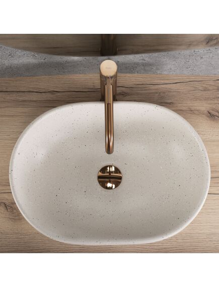 Rea Sanitary Umywalka nablatowa Rea Amelia Sandy, изображение 4