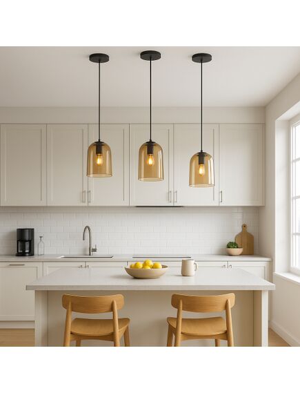 Toolight LAMPA WISZĄCA APP1704-1PC Amber, изображение 4