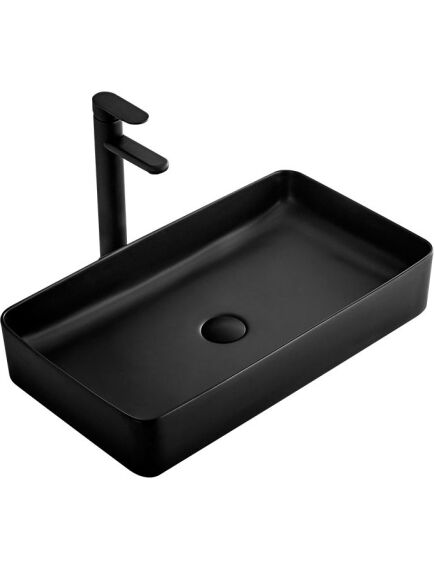 Rea Sanitary Umywalka Nablatowa Denis Black MAT, 2 image