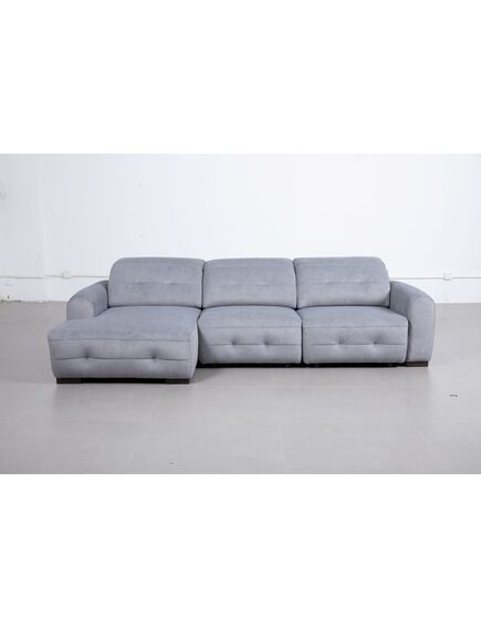 Divans 51137M Grey Right Static Sofa