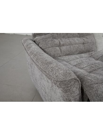 Divans 51303M Paris Brown Burlap Corner Sofa w/pouf, изображение 3