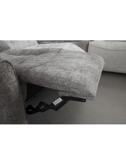 Divans 51303M Paris Brown Burlap Corner Sofa w/pouf, изображение 6