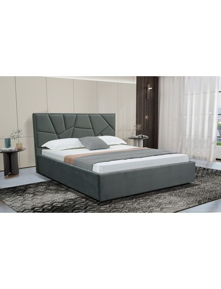 Gulta ALEXA 140 Dark Grey Bed, 5 image