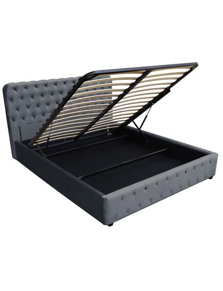 Gulta BELINDA new 160 Dark Grey Bed, 5 image
