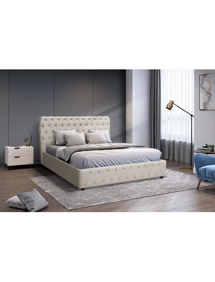 Gulta BELINDA new 140 Light Grey Bed, 7 image