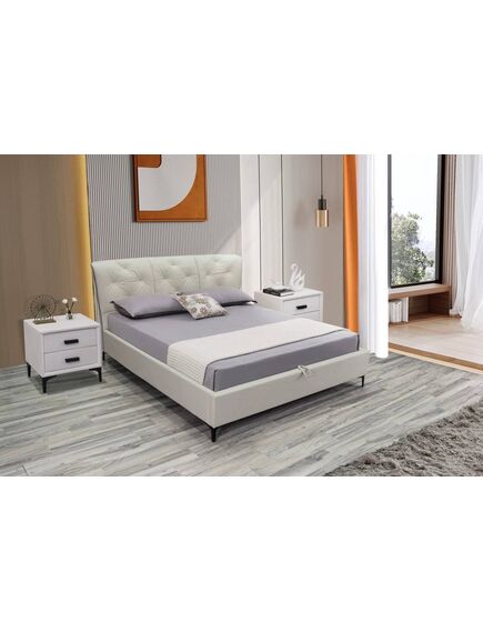 Gulta BIANCA 180 Grey Bed, 4 image