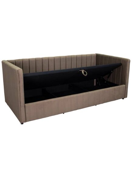 Gulta CAMILA 90 Brown / Olive Green Bed, 2 image