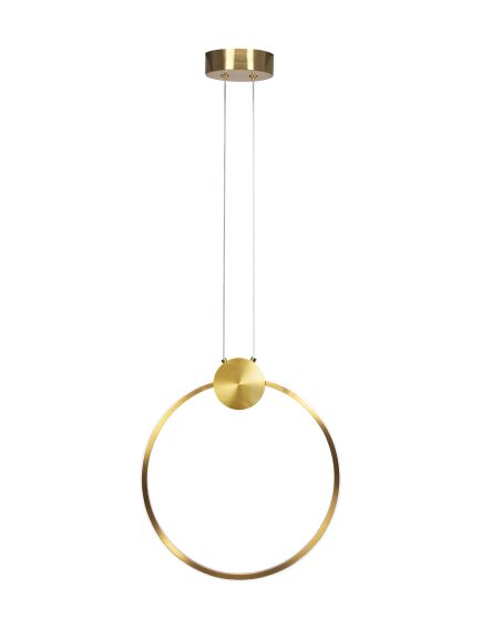 Toolight LAMPA SUFITOWA WISZĄCA LED APP1394-CP OLD GOLD 30cm