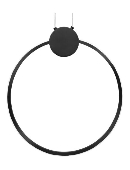 Toolight LAMPA SUFITOWA WISZĄCA LED APP1392-CP BLACK 30cm, 3 image