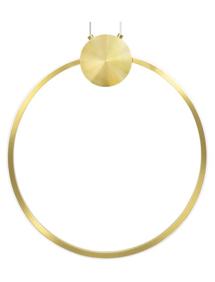 Toolight LAMPA SUFITOWA WISZĄCA LED APP1393-CP GOLD 30cm, 3 image