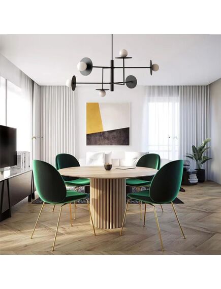 Toolight Lampa wisząca APP1668-6CP Black, 3 image