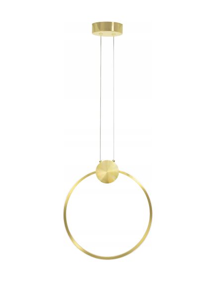 Toolight LAMPA SUFITOWA WISZĄCA LED APP1393-CP GOLD 30cm