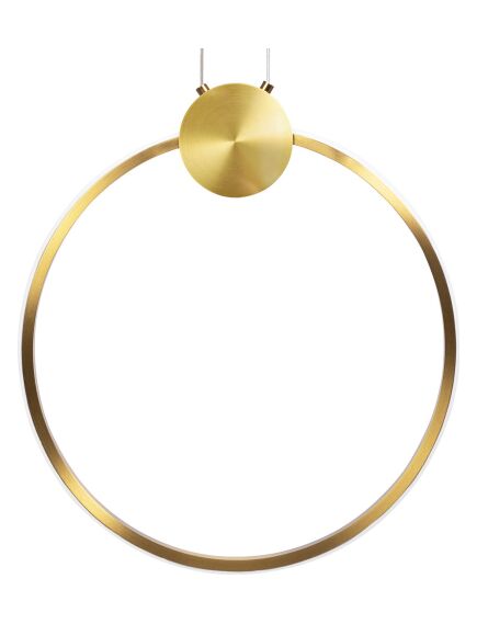 Toolight LAMPA SUFITOWA WISZĄCA LED APP1394-CP OLD GOLD 30cm, 3 image