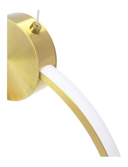 Toolight LAMPA SUFITOWA WISZĄCA LED APP1393-CP GOLD 30cm, 4 image