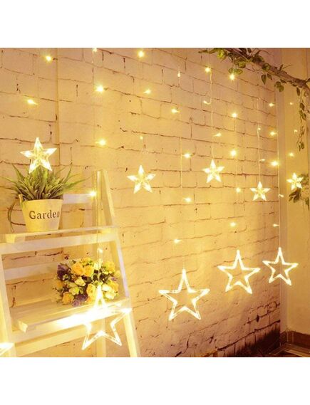 Tutumi Lampki choinkowe kurtyna LED gwiazdy 2m, изображение 5