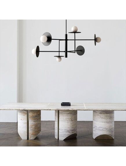 Toolight Lampa wisząca APP1668-6CP Black, 4 image