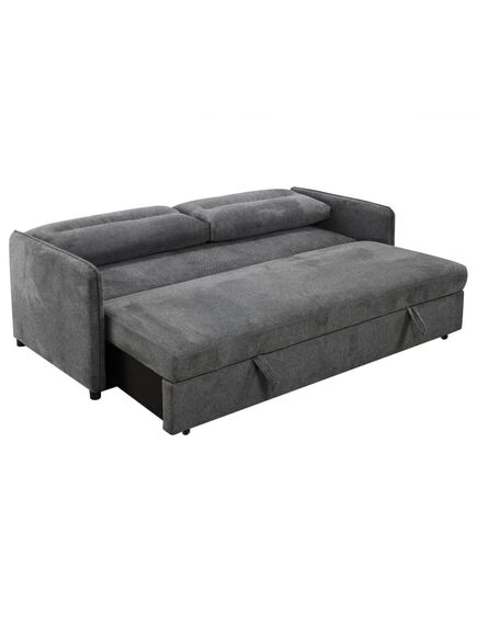 Divans GIROS Dark Grey Burlap Sofa, изображение 3