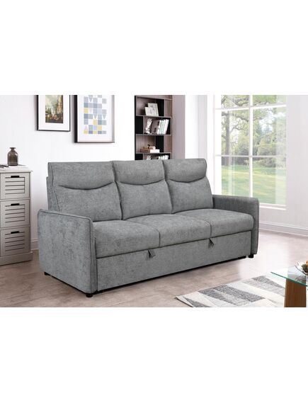 Divans LUMEN Dark Grey Burlap Sofa, изображение 5