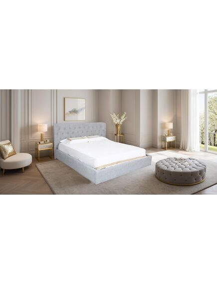 Gulta MONTANA 160 Light Grey Bed, 8 image