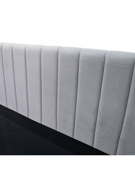 Gulta OLVIA 90 Light Grey Left Bed, 6 image