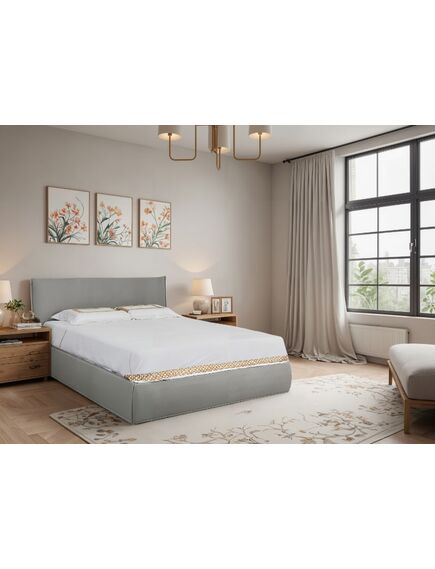Gulta OSI 160 Light Grey Bed, 7 image