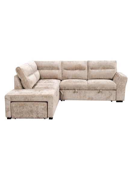 Divans ROCCO Beige Left Chenille Corner Sofa, изображение 2