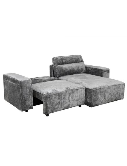 Divans RUFUS Dark Grey Chenille Corner Sofa, изображение 2
