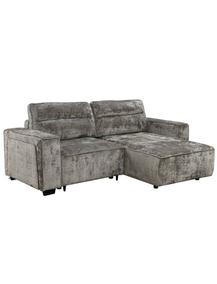 Divans RUFUS Light Khaki Chenille Corner Sofa