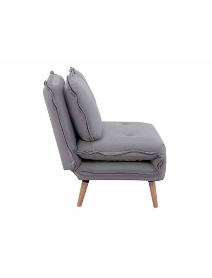 Divans SERIO LIght Grey Flock Sofa, изображение 3