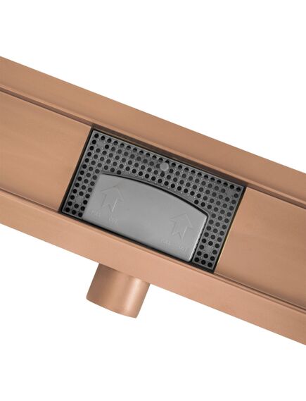 Rea Sanitary Odpływ Liniowy REA Neox brush copper 100, 3 image