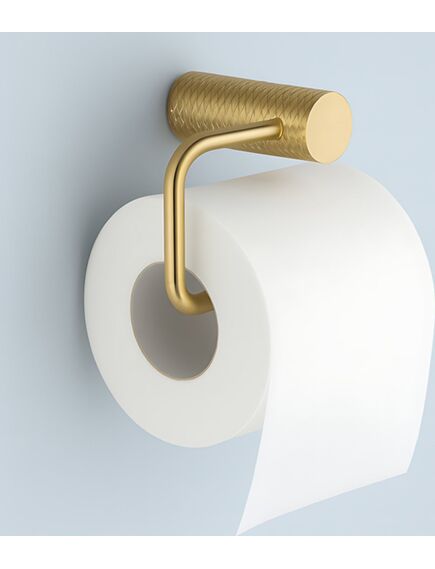 Rea Sanitary Uchwyt na papier toaletowy 9711 Prism Złoty Szczotkowany, 2 image