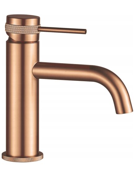 Rea Sanitary Bateria Umywalkowa REA Lungo Grip Miedź Szczotkowana Niska, 3 image