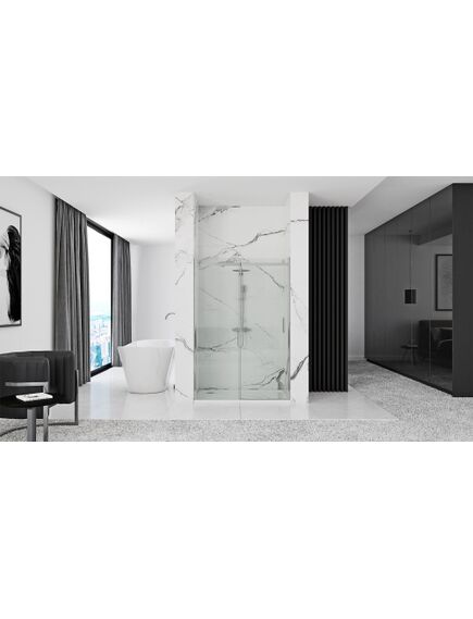 Rea Sanitary Drzwi prysznicowe Rea Nixon-2 120 Chrome, изображение 4