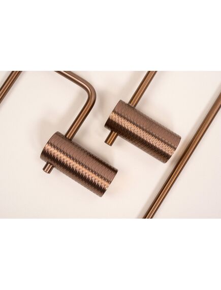 Rea Sanitary Uchwyt na papier toaletowy 9711 Prism Miedź Szczotkowana, 5 image