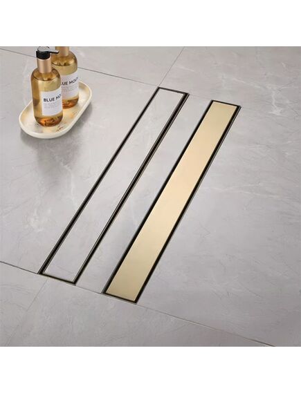 Rea Sanitary Odpływ Liniowy REA Neox Złoty Szczotkowany 100, 2 image