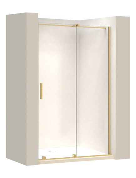 Rea Sanitary Drzwi prysznicowe Rea Montana 130 Złote szczotkowane, изображение 2