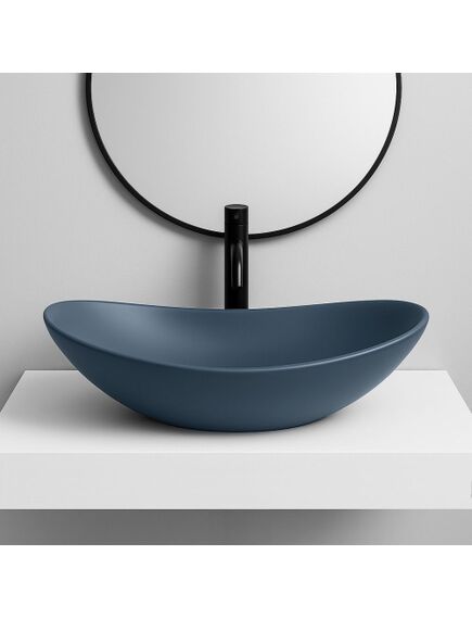 Rea Sanitary Umywalka nablatowa Rea Royal Blueberry Matt, 2 image