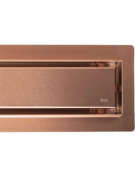 Rea Sanitary Odpływ Liniowy REA Neox brush copper 50, 6 image