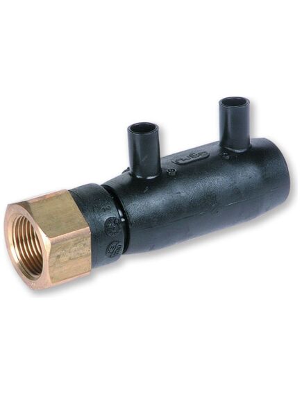 Agru Elektrometināma pāreja ar iekšējo vītni, PE/misiņš D50 1 1/2" - gab.
