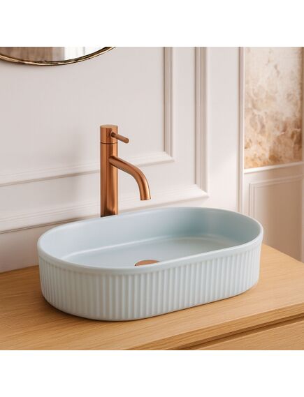 Rea Sanitary Umywalka nablatowa Rea Vanda Baby Blue Matt, изображение 2