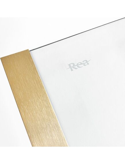 Rea Sanitary Kabina Prysznicowa REA Montana Złota Szczotkowana 100x100, 6 image