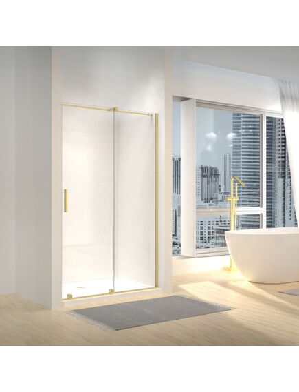 Rea Sanitary Drzwi prysznicowe Rea Montana 140 Złote szczotkowane, изображение 2