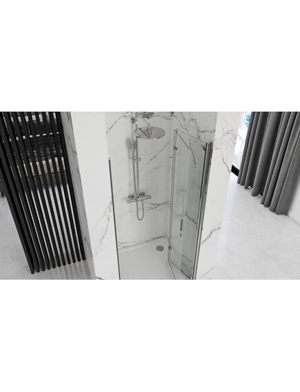 Rea Sanitary Drzwi prysznicowe Rea Molier Chrom 90, изображение 3