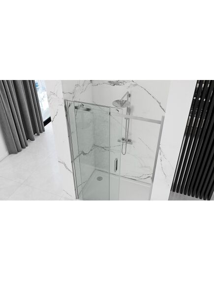 Rea Sanitary Drzwi prysznicowe Rea Nixon-2 120 Chrome, изображение 6