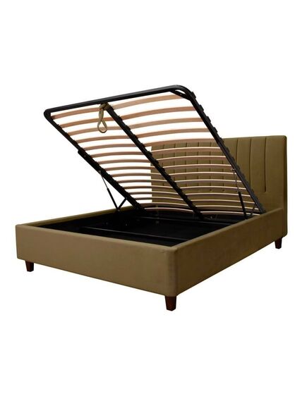 Gulta VALENCIA 180 Brown / Olive Green Bed, 4 image